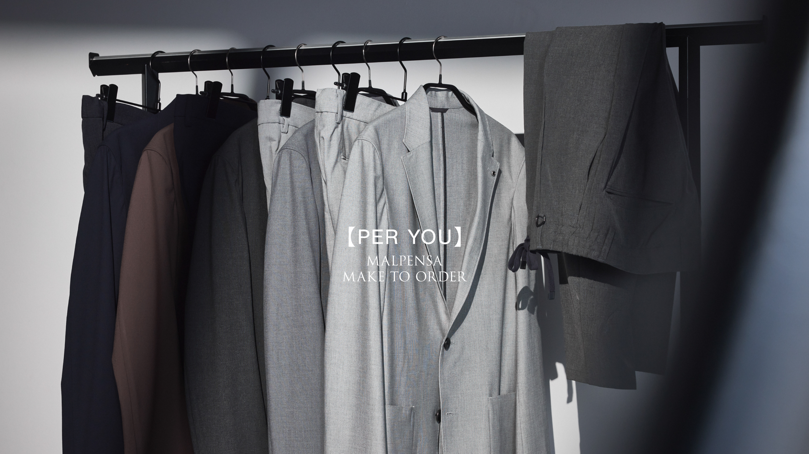 自分仕様”の特別感を感じていただけるのが、受注生産企画【PER YOU（ペールユー）】。