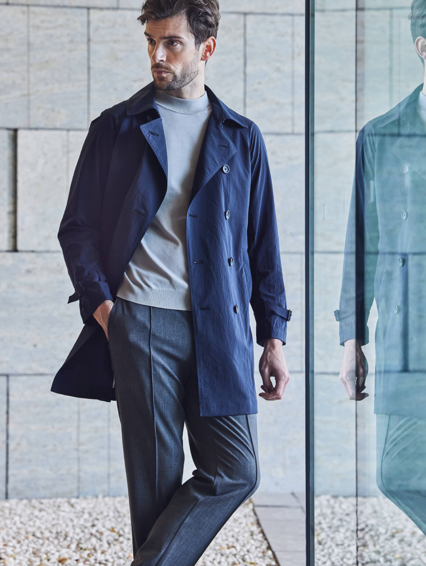 aoure ダブルトレンチコート URBAN MILITRY STYLE | AOURE（アウール）公式サイト